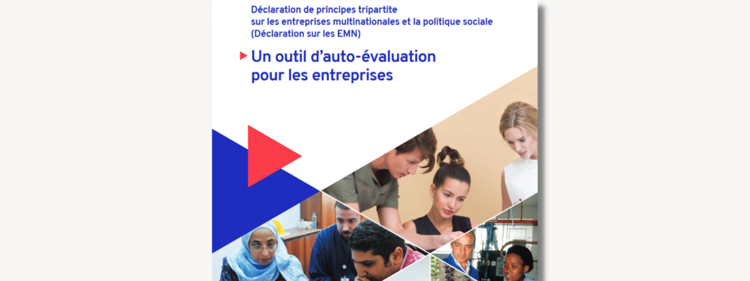 Couverture de la publication OIE/BIT Déclaration MNE - Un outil d'auto-évaluation pour les entreprises