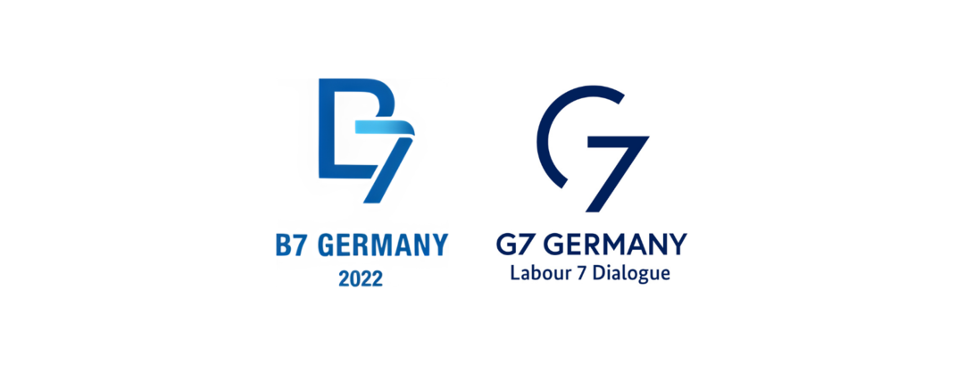 B7 and L7 logog for 2022 G7 edition in Germany